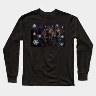 Christmas Horses Long Sleeve T-Shirt